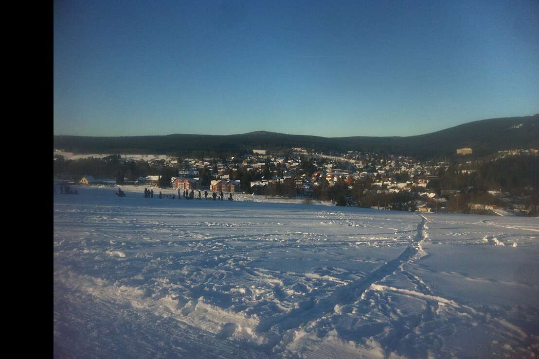 Skiwiese am Rathaus in 4 Minuten