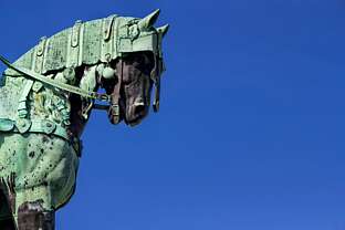 Reiterstandbild Detail