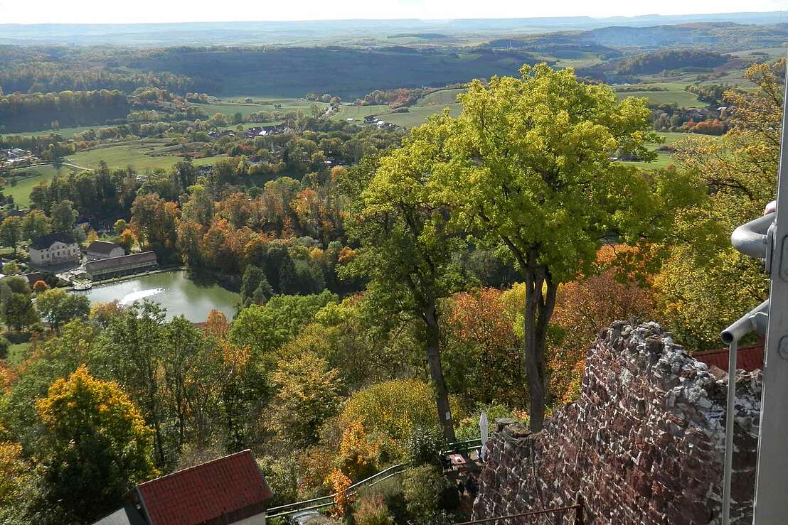 Aussicht vom Burgplateau