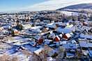 Luftaufnahme von Ilsenburg im Winter