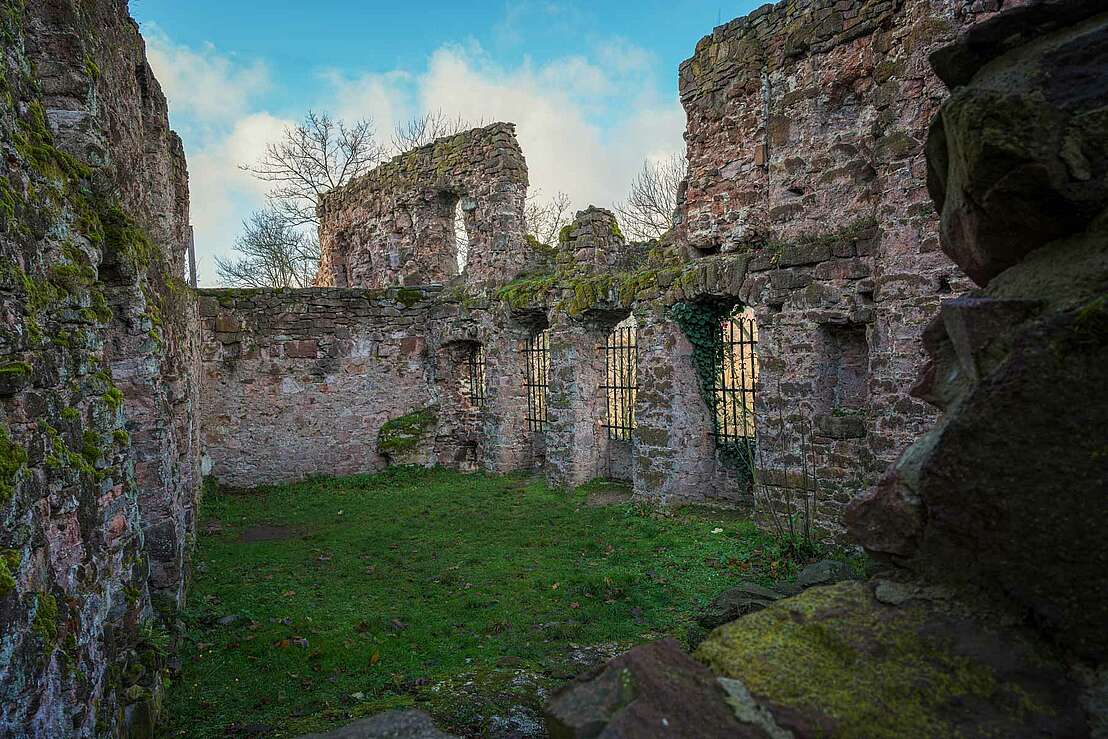 Innenräume der Burgruine