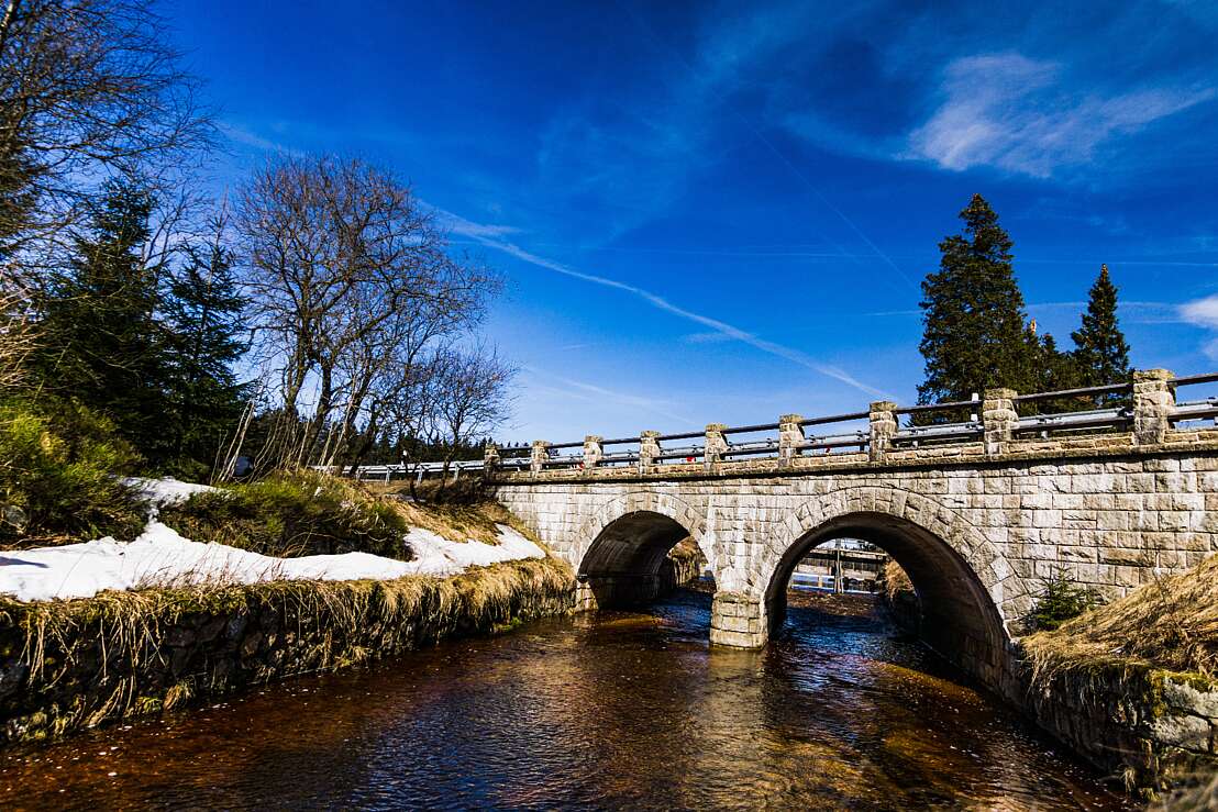 Brücke am Oderteich bei Altenau