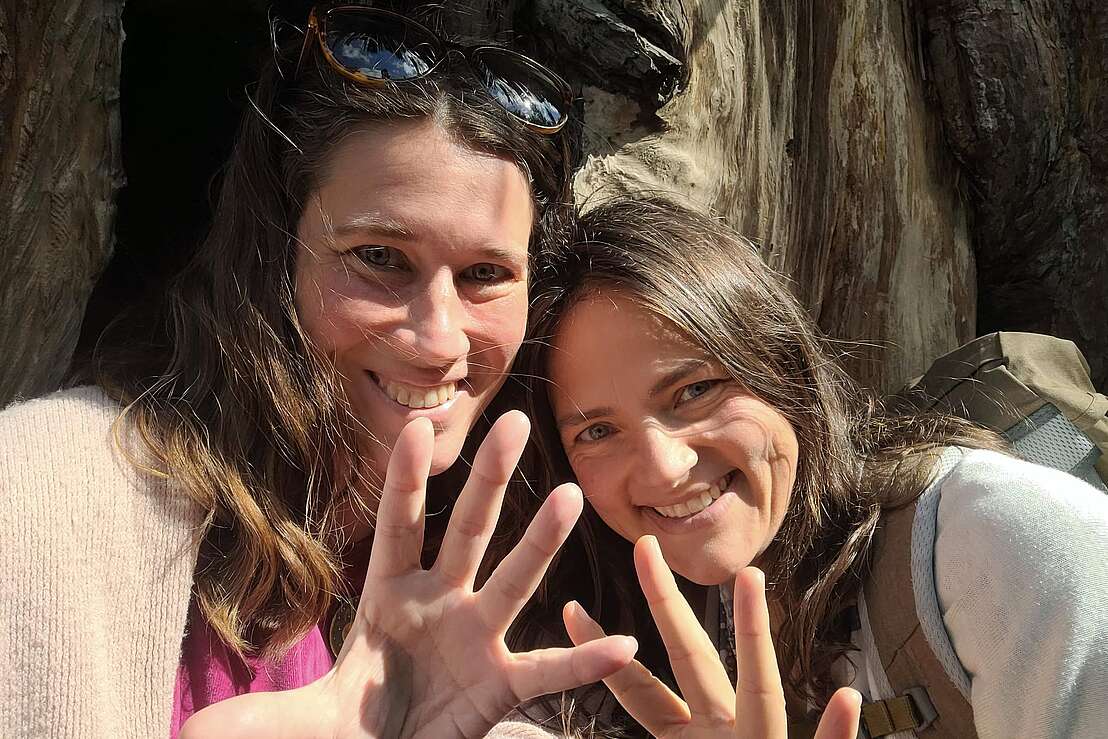 Satyadevi und Yogita Satyadevi und Yogita