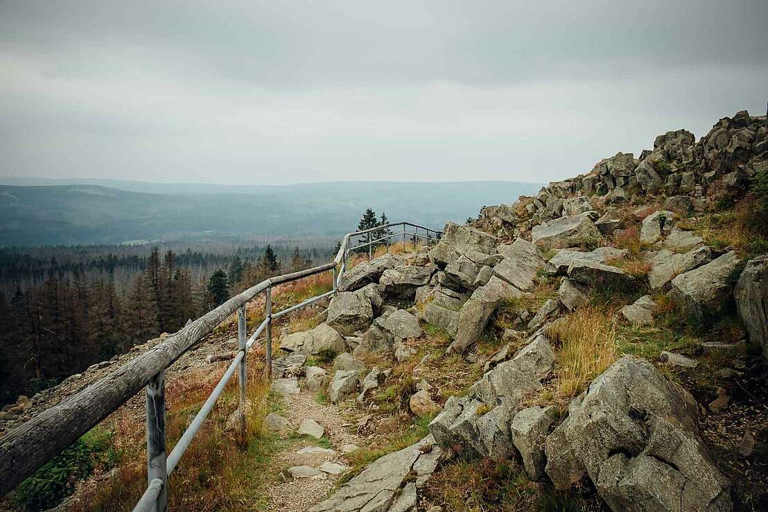 Felsenlandschaft auf dem Achtermann im Harz