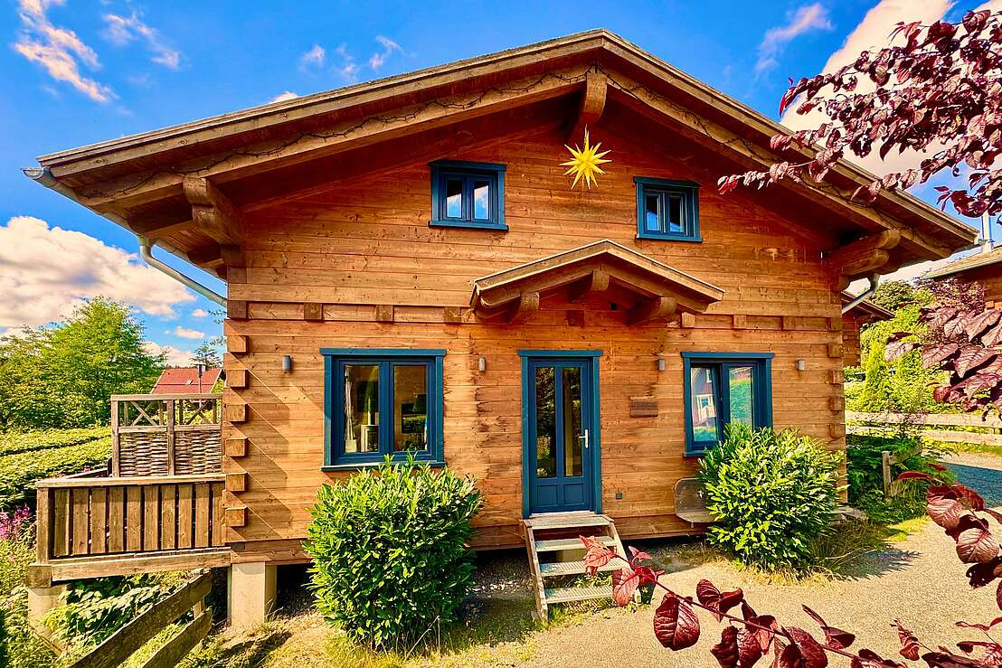 Blockhaus 1 von 8, hier unsere Panorama - "Hütte"