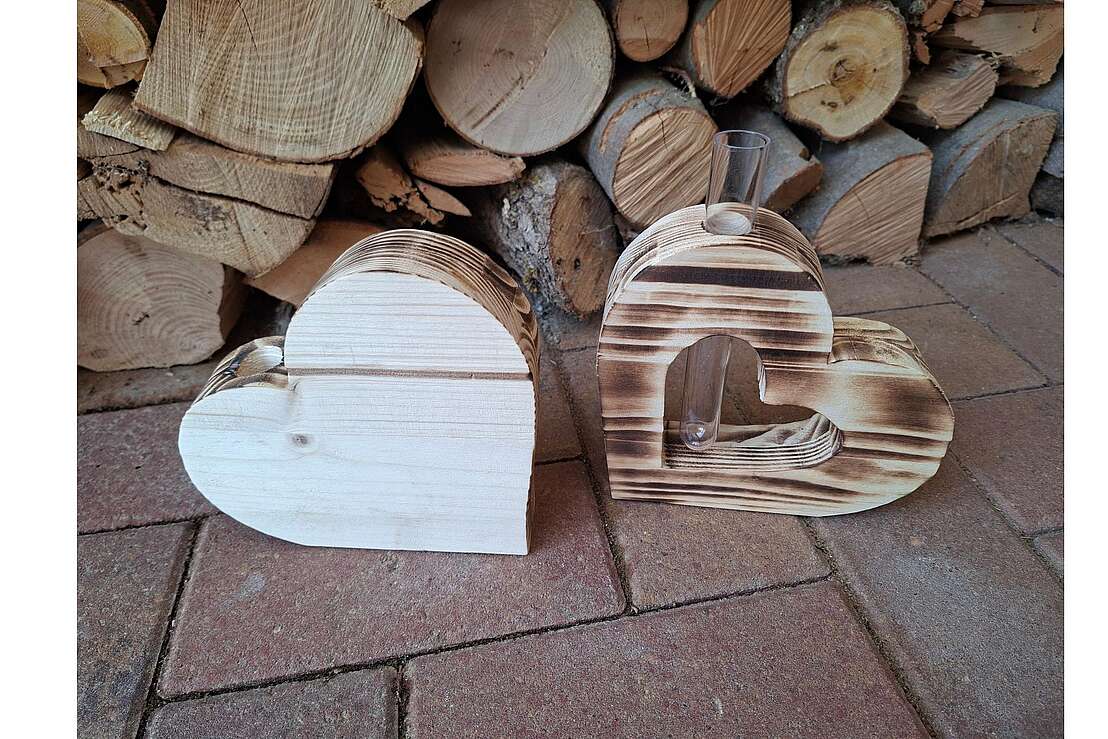Holzherzen Holzherzen