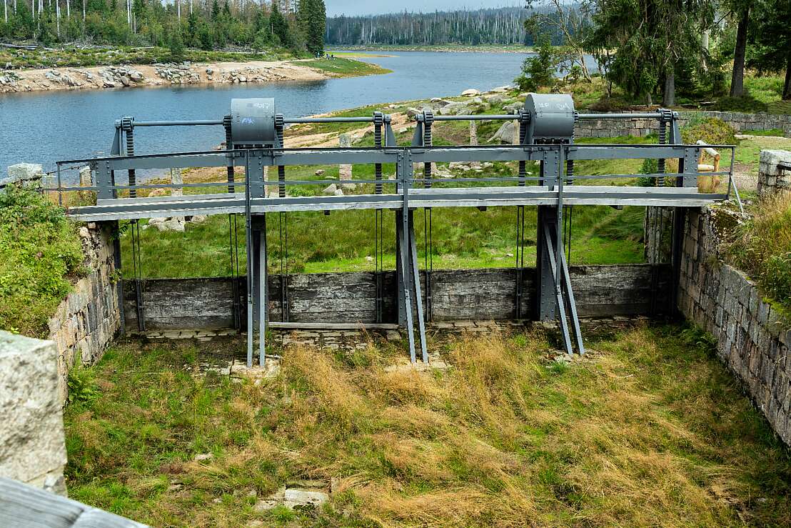 Schützanlage am Oderteich