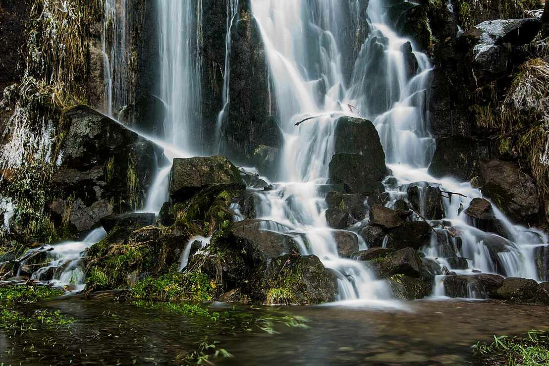 Wasserfall Königshütte im Winter