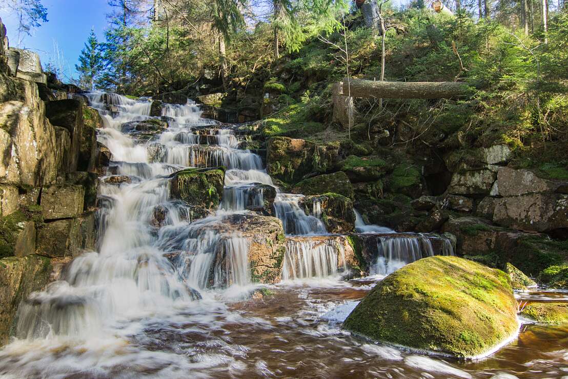 Wasserfall am Oderteich