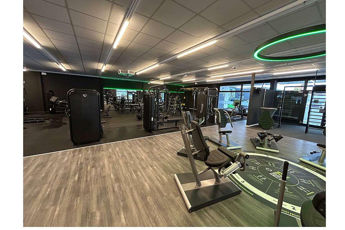 Freihantelbereich und Zirkel