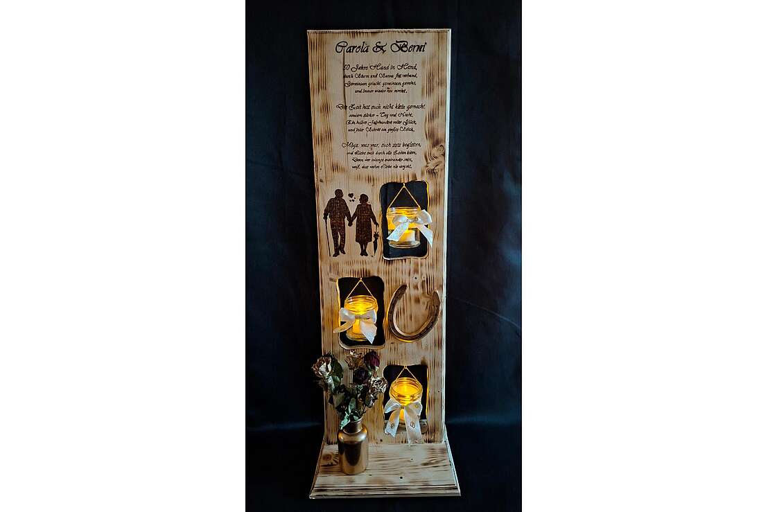 Aufsteller "Goldene Hochzeit" Aufsteller "Goldene Hochzeit"