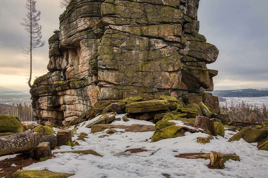 Winter an der Feuersteinklippe