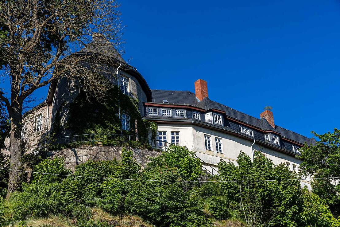 Schloss Stiege unter dem Rundturm