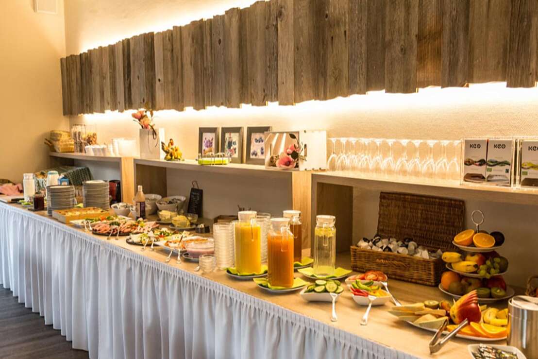 Frühstücksbuffet im Hotel