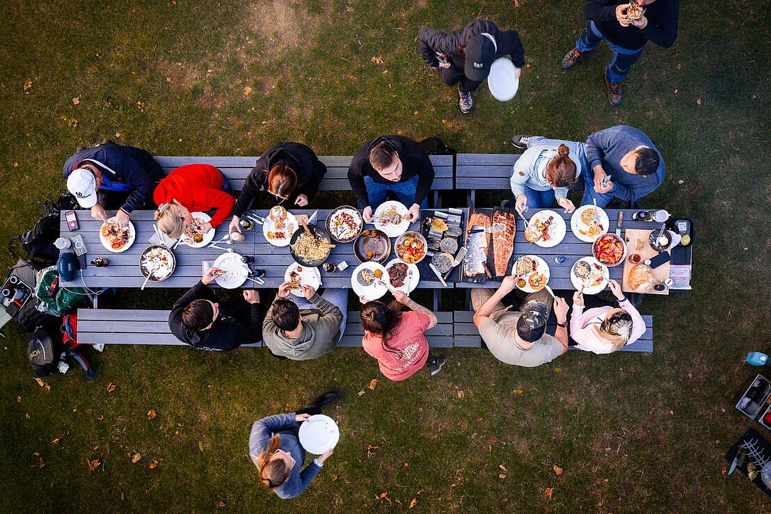 Genuss & Wandern an einem Tisch