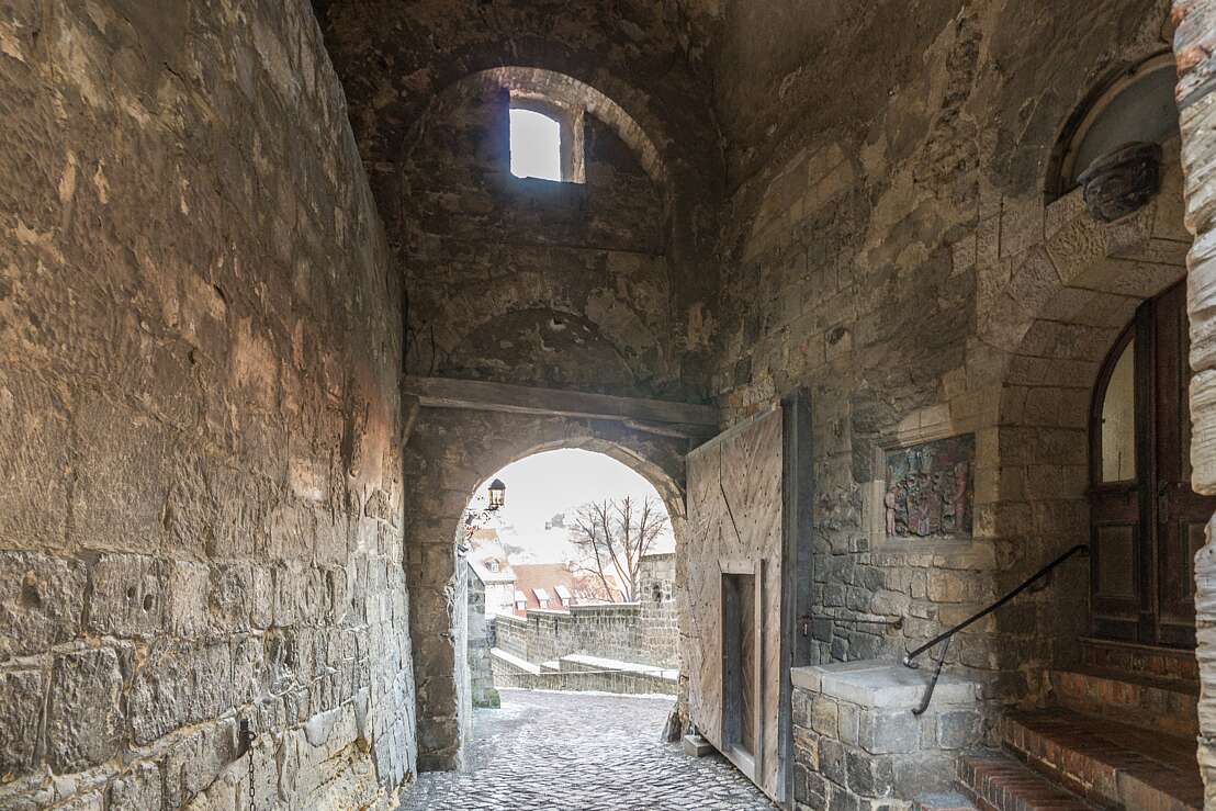 Torbogen Schloss Quedlinburg