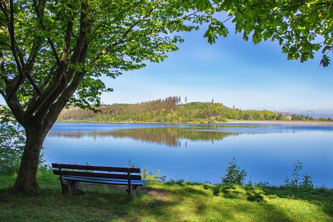 Ruhebank am Granestausee