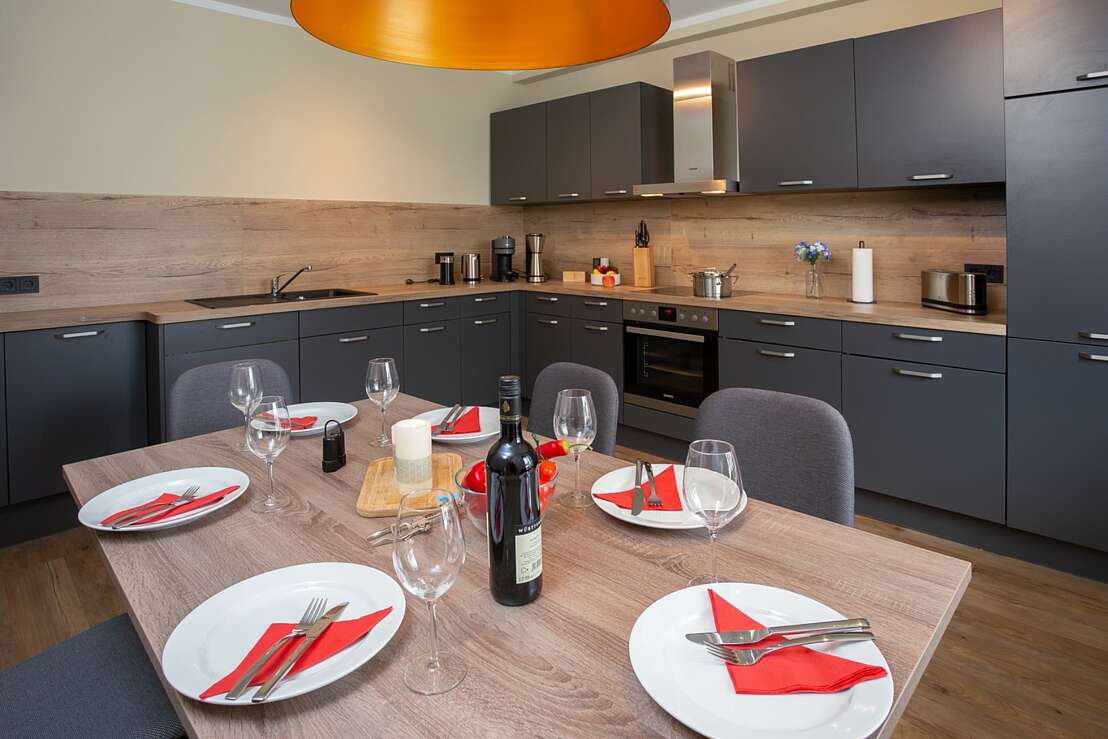 Küche und Essbereich Wohnung 11