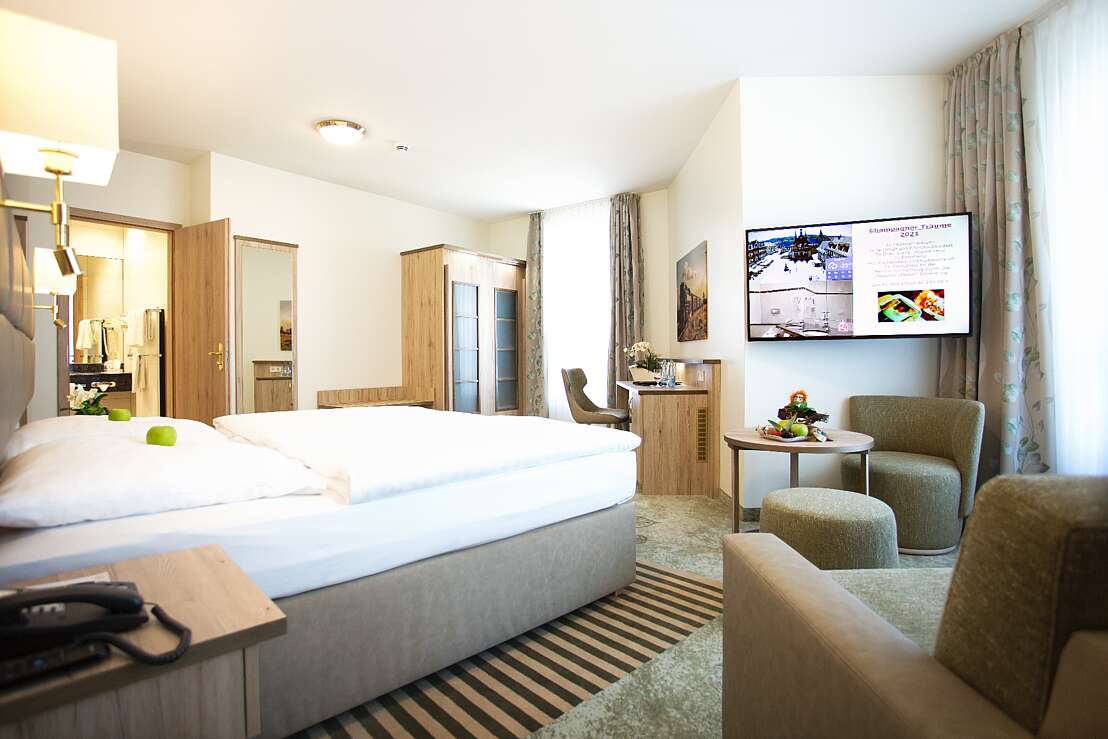 Kompfort- Doppelzimmer Hotel & Restaurant Weißer Hirsch