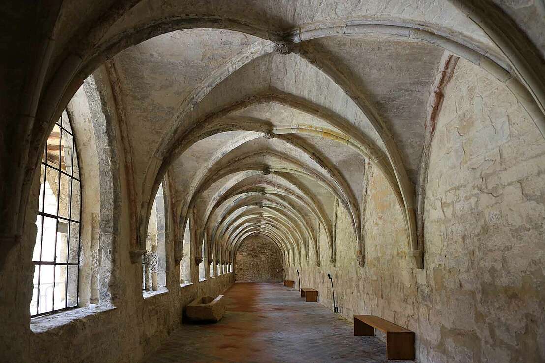 Arkadengang in der Klosteranlage Michaelstein