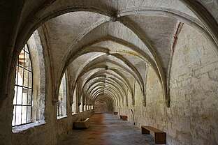Arkadengang in der Klosteranlage Michaelstein