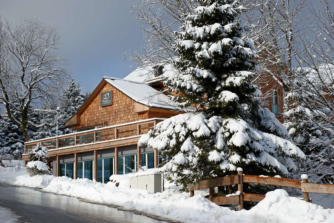 Das Berghotel im Winter