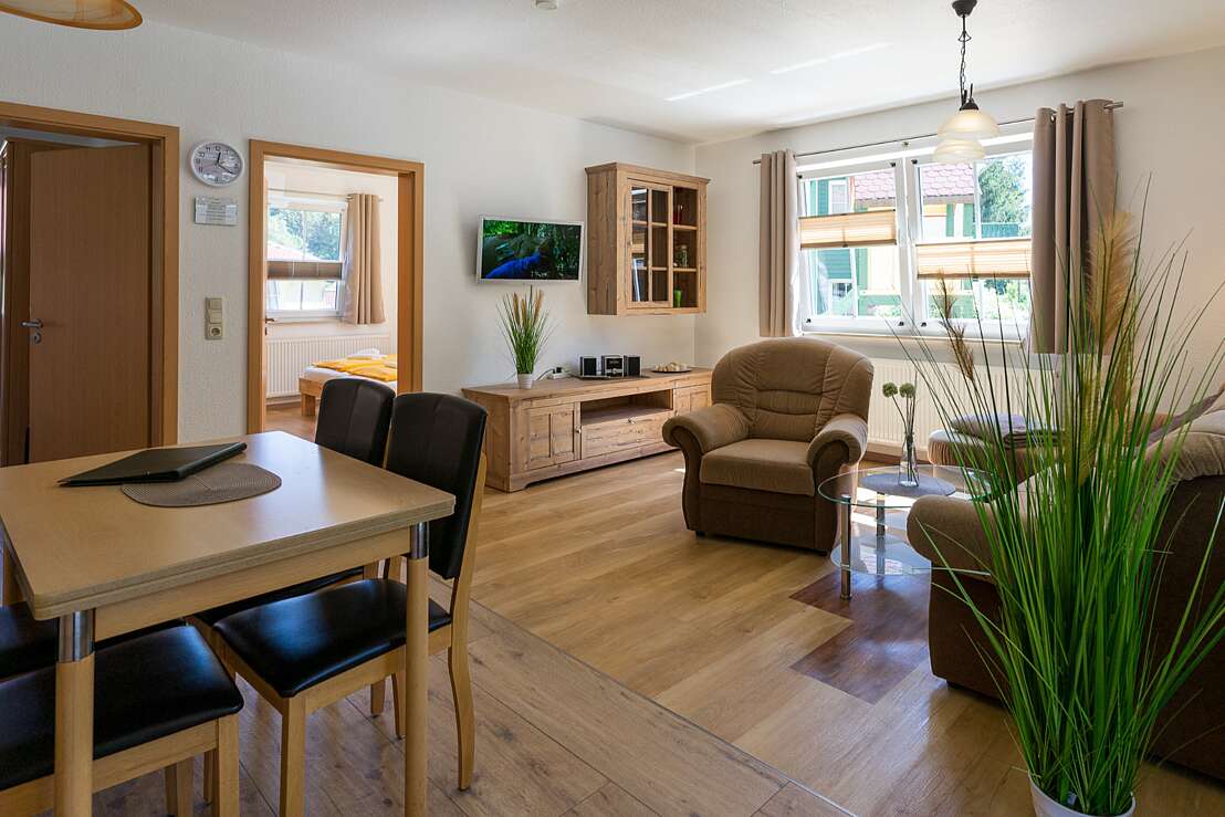 Wohnzimmer Fewo Kirchblick