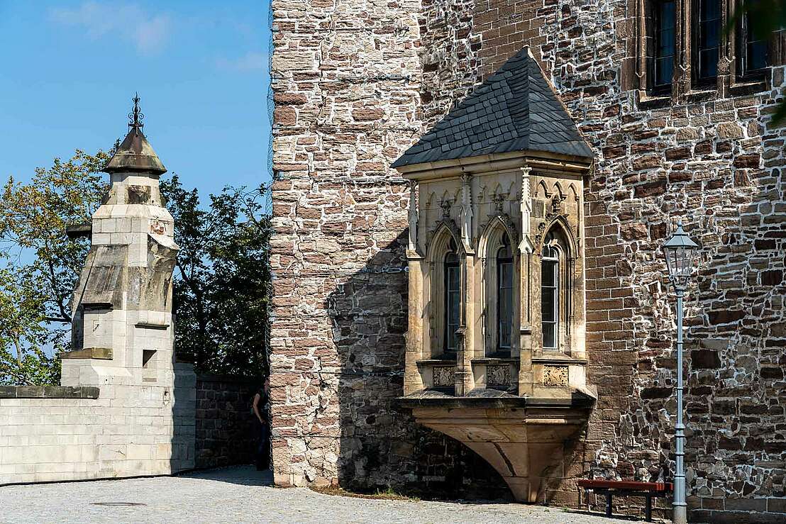 Historischer Erker am Schloss Wernigerode