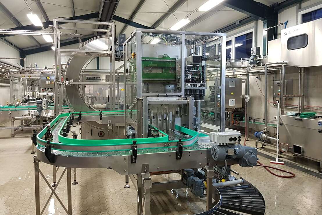 Blick in die Füllerei 