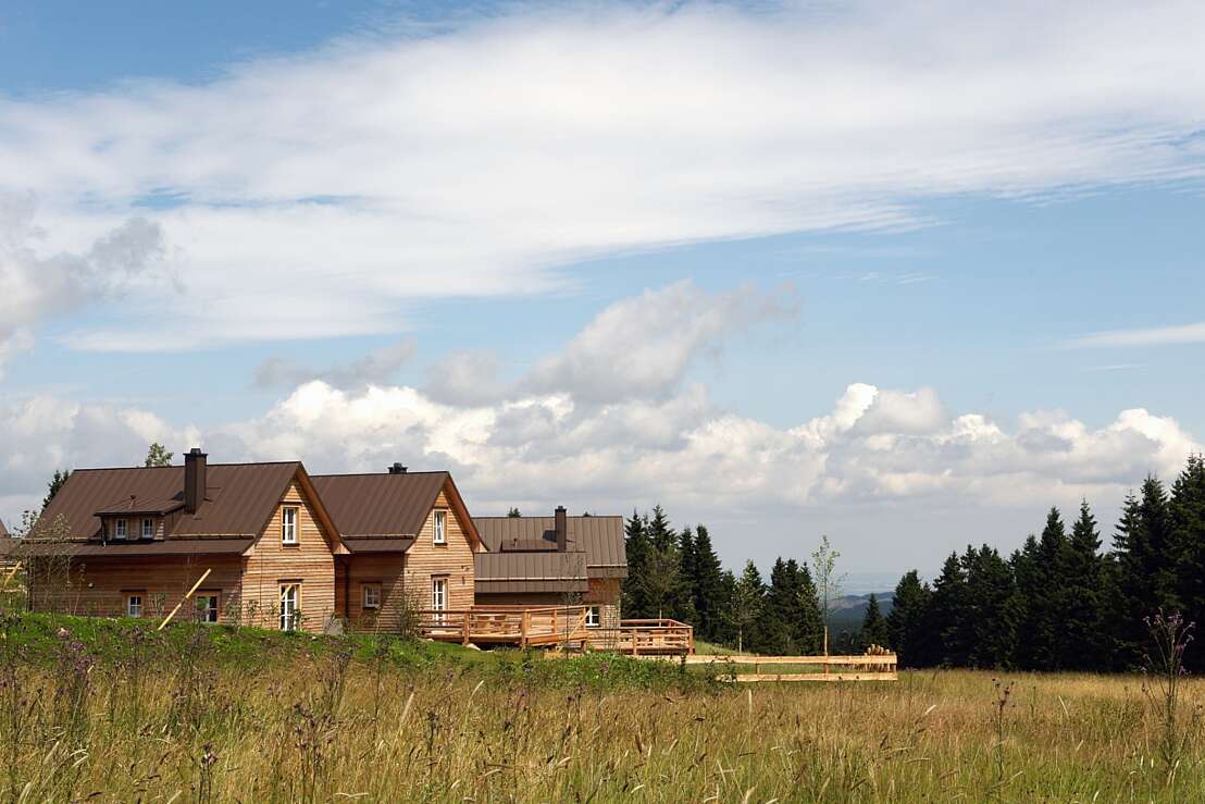 Ein Teil des Resorts mit Blick aus dem Torfhausmoor