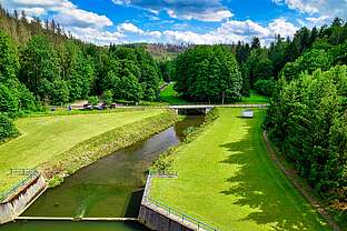 Ablauf der Wippertalsperre