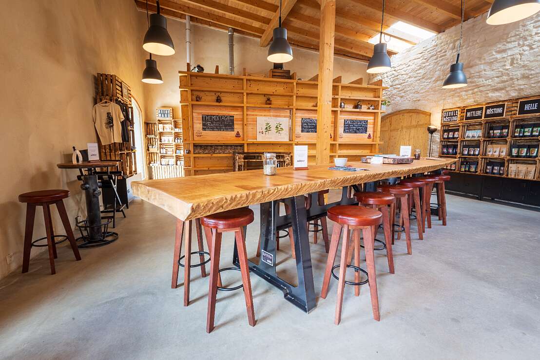 Verkostungsbereich im  Verkaufsraum