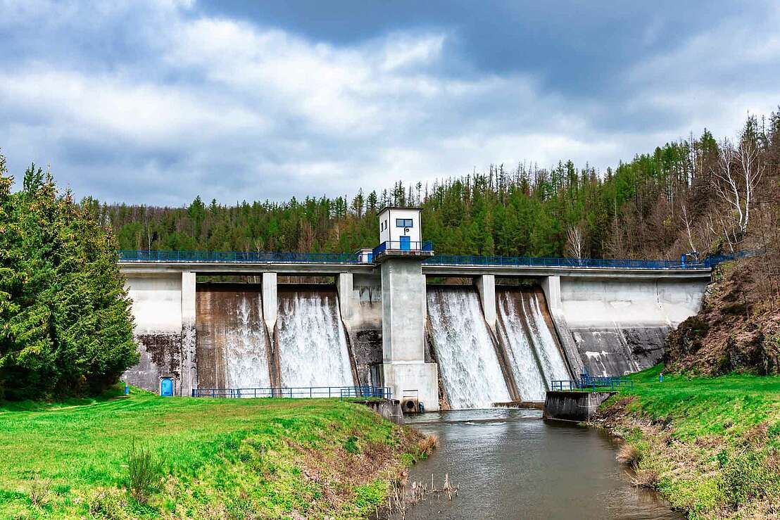 Stauanlage an der Wipper