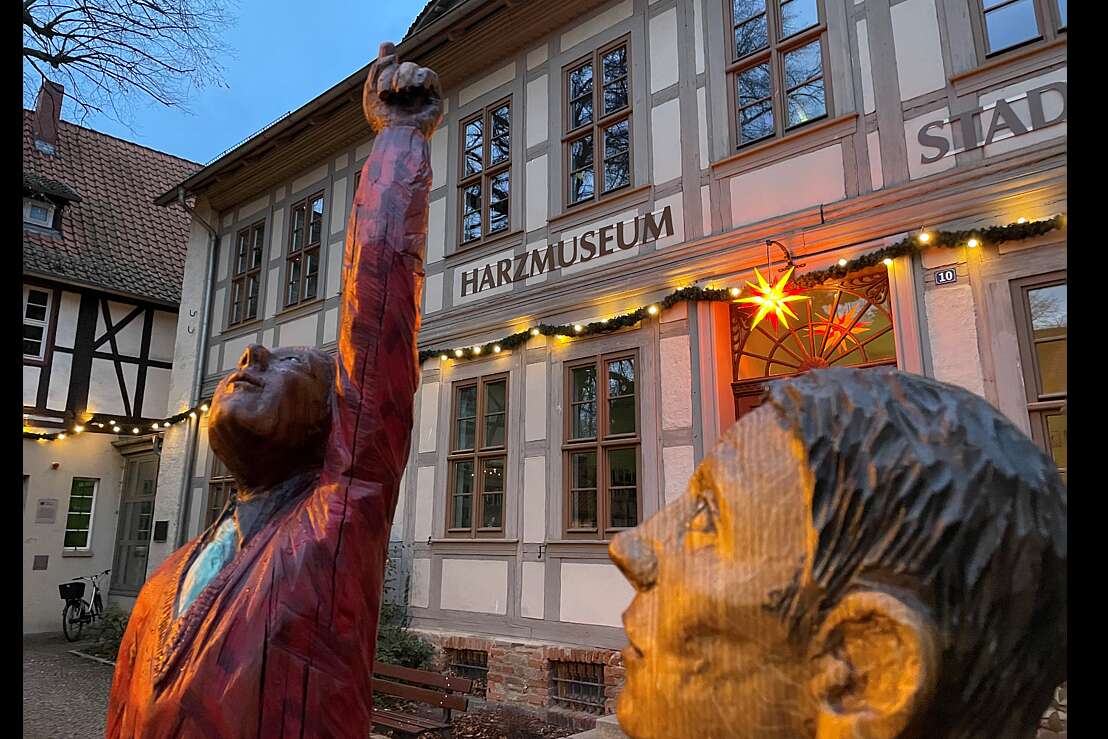 Kunst auch vor dem Haus