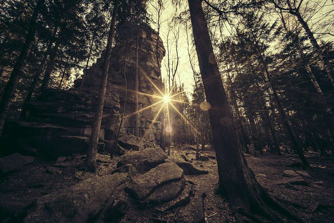 Schnarcherklippen Sonne