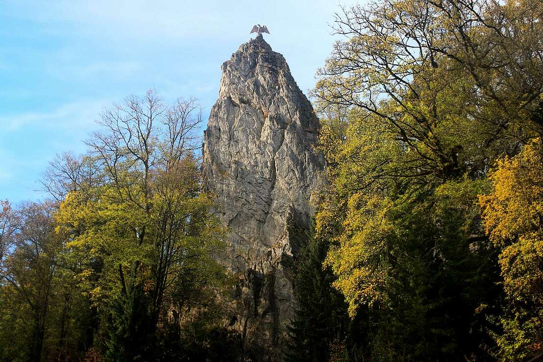 Blick zum Hübichenstein