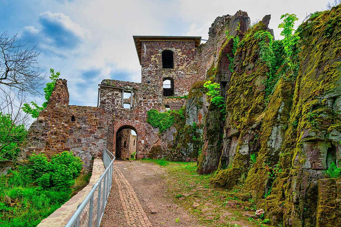 Eingang zur Burgruine