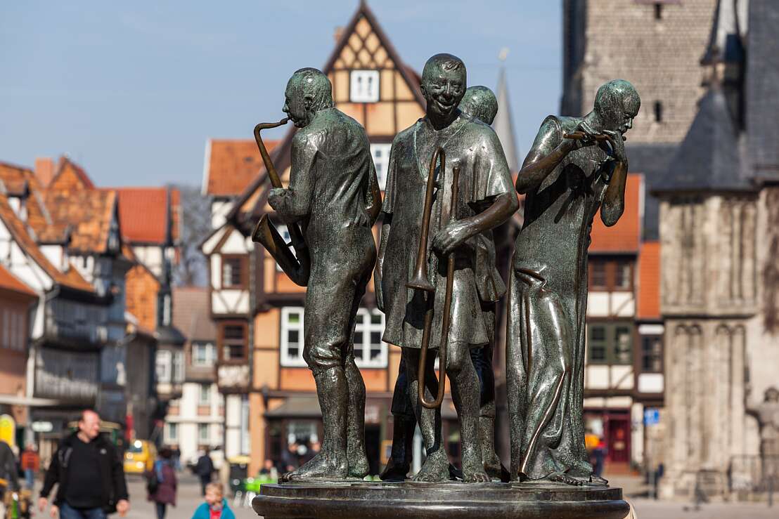 Marktplatz Quedlinburg - Münzenberger Musikanten