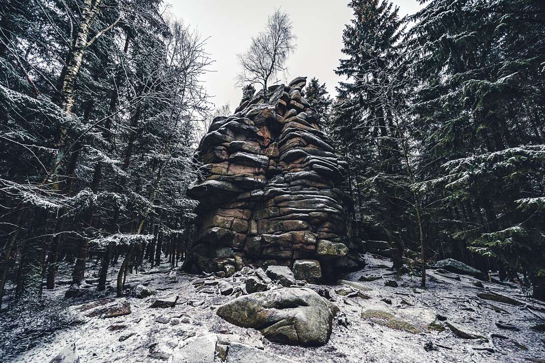 Schnarcherklippen Schnee