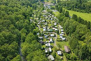 Campingplatz Eulenburg von oben