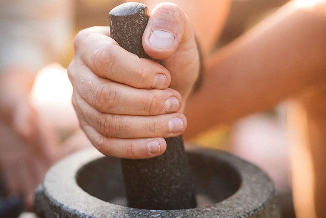 Kräuterverarbeitung