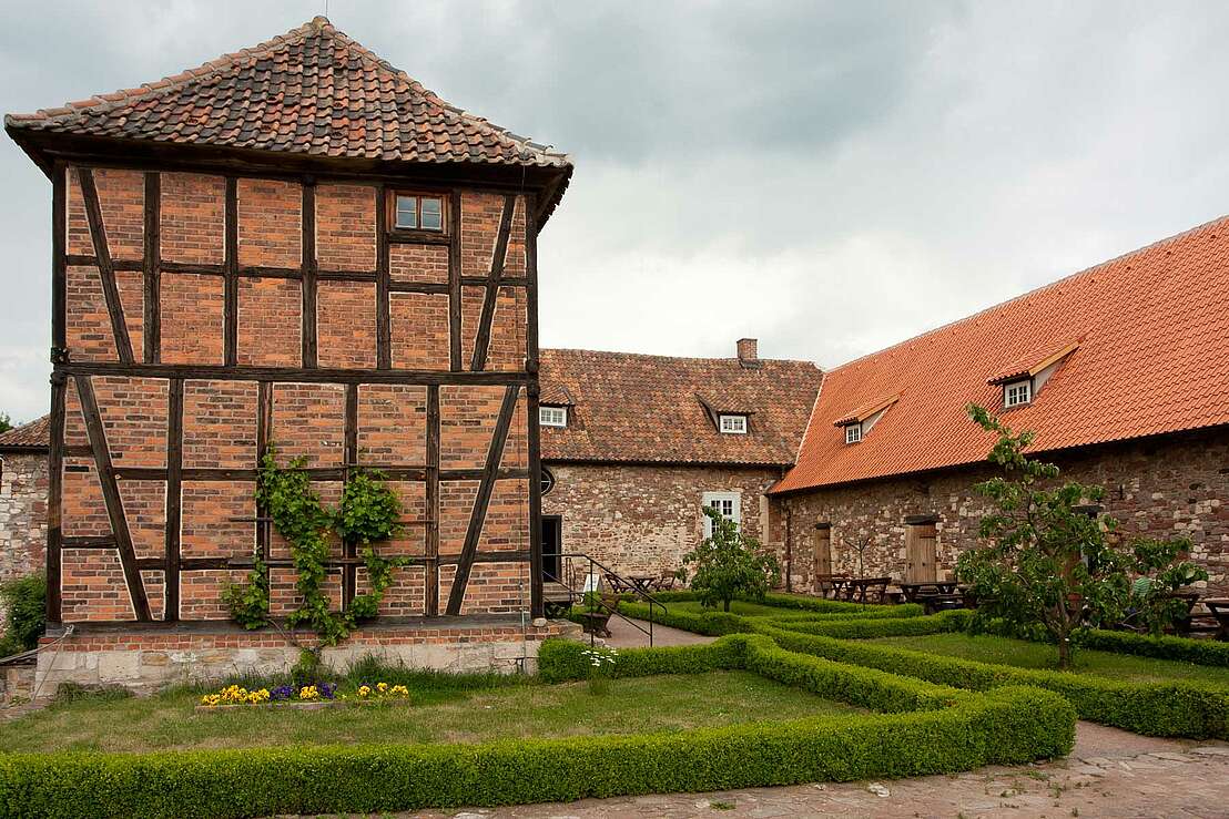 Konradsburg Falkenstein - Innenhof