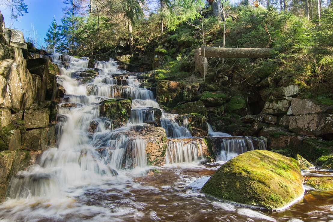 Oderteich Wasserfall