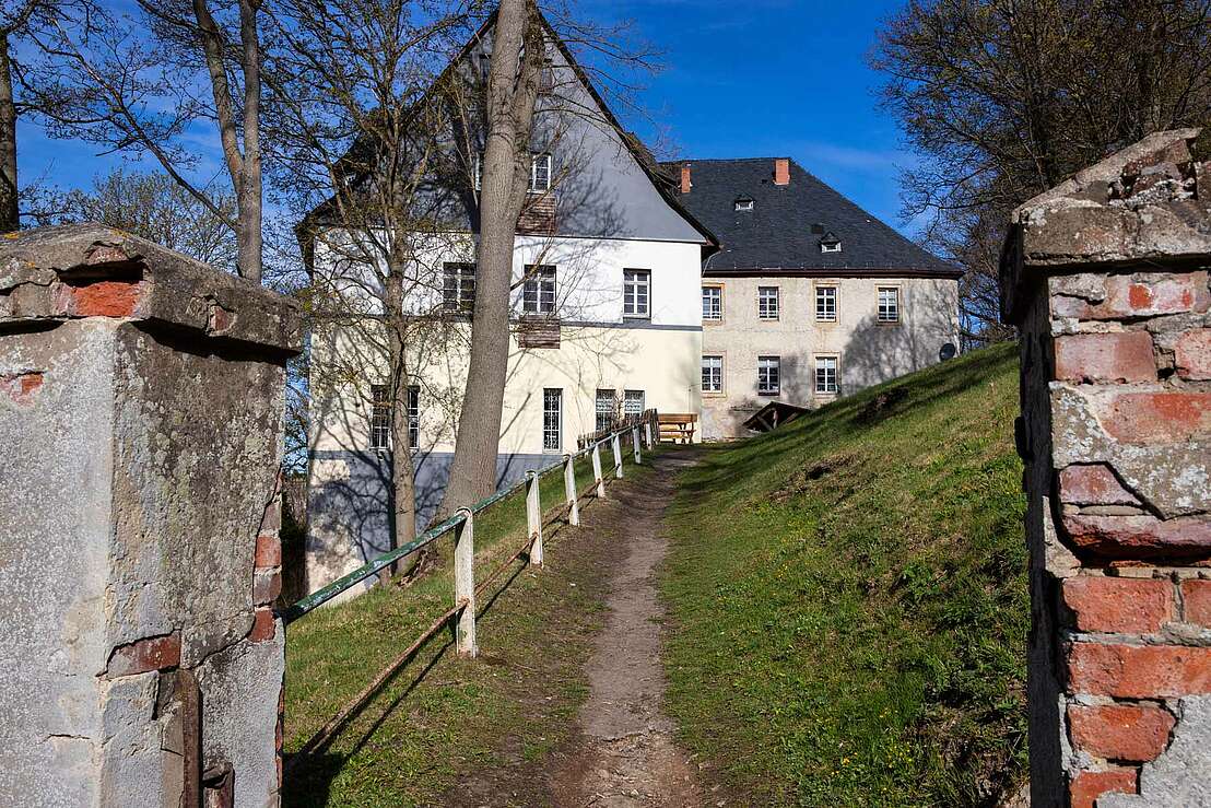 Schloss Stiege - seitliche Ansicht