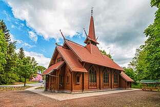 Stabkirche Stiege heute