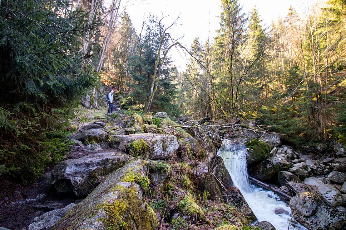 Aufstieg zum Ottofelsen