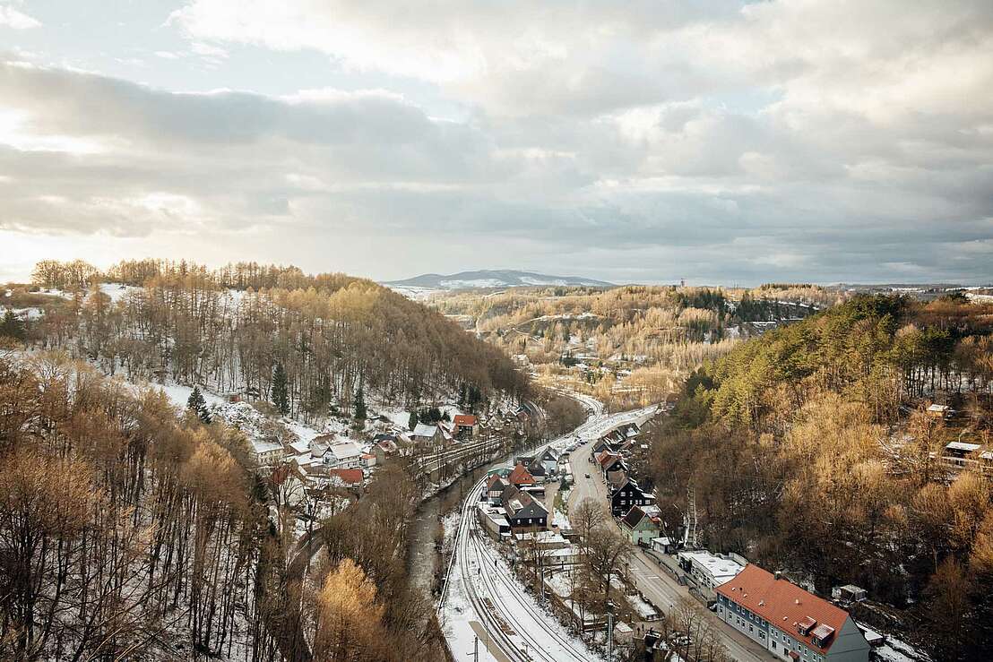 Blick vom Hohen Kleef über Rübeland