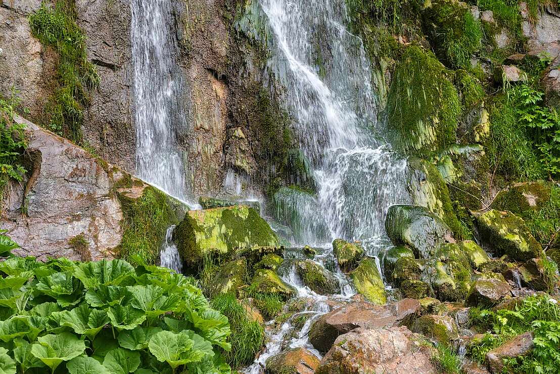 Detailansicht Königshütter Wasserfall