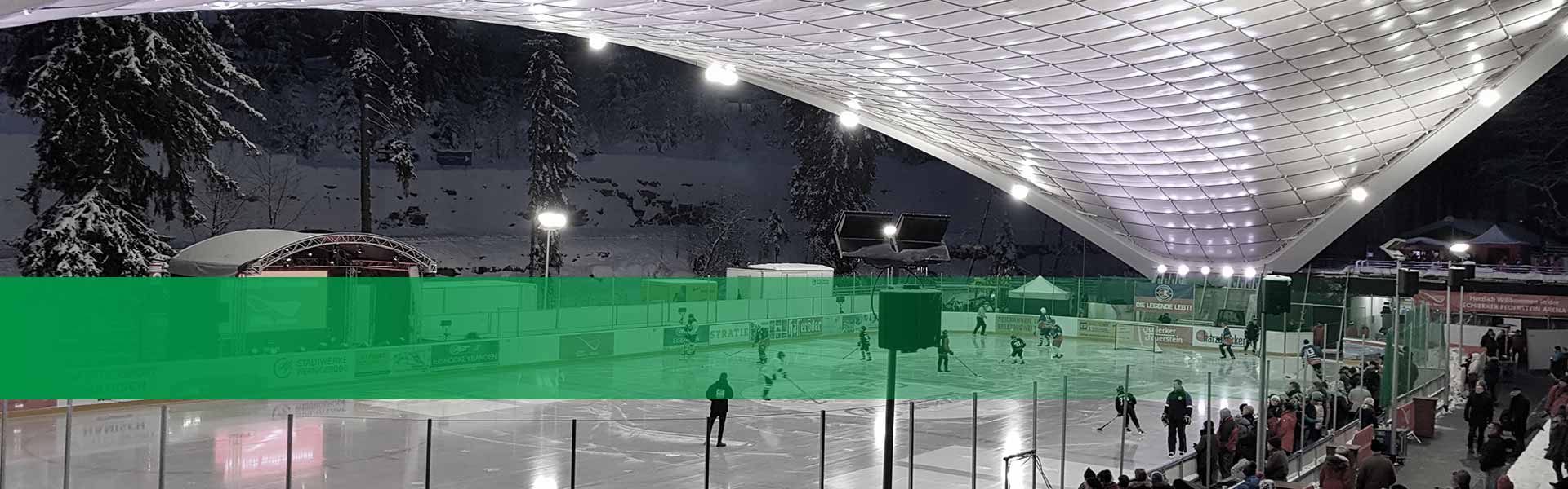 Kategorie Attraktionen Sportstätten - Eishockey in der Schierker Feuerstein-Arena
