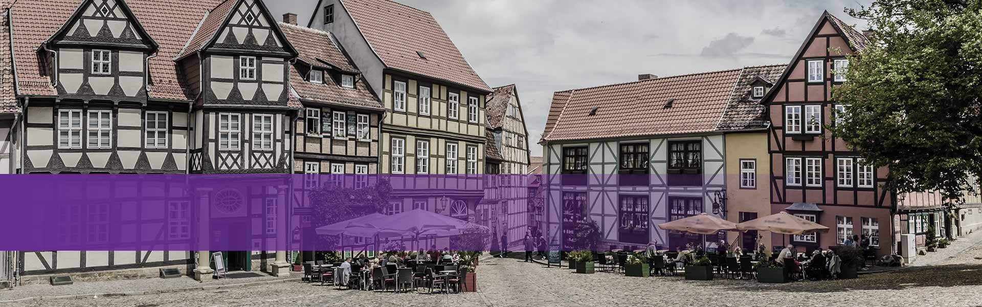 Kategorie Erkunden Städte & Urlaubsorte - Fachwerk-Fassaden in Quedlinburg
